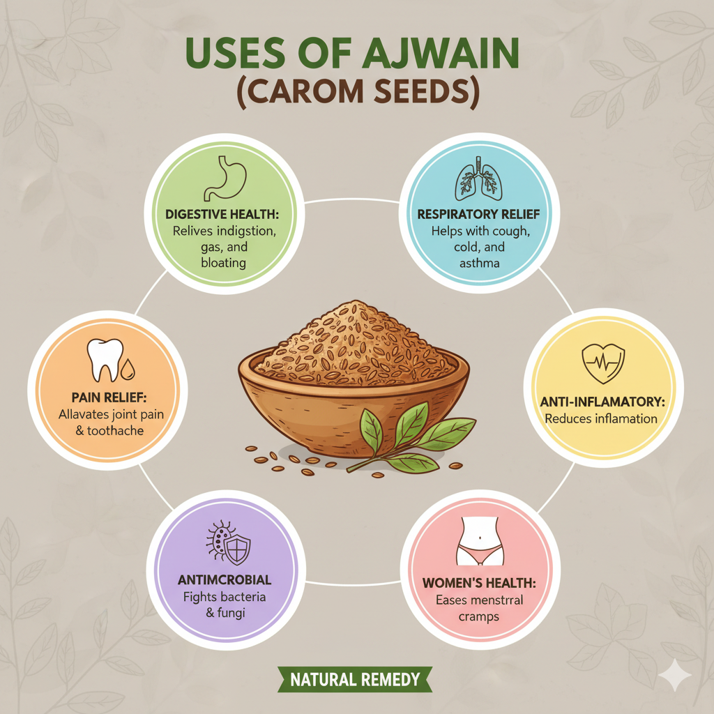 Organic Cart - Ajwain Seeds – 100g Pure and aromatic carom seeds for natural digestive support