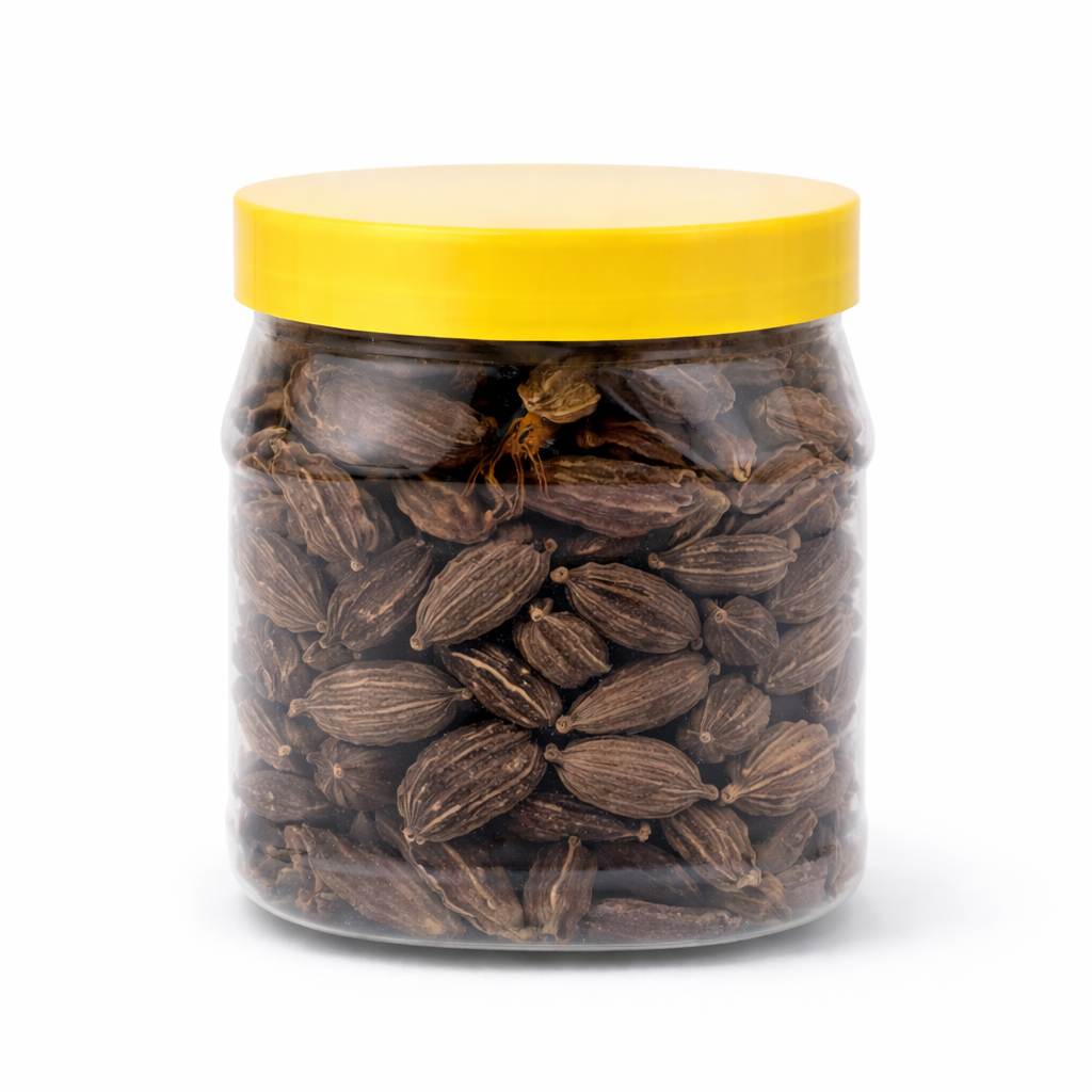 Organic Cart - Black Cardamom Whole – 50g Premium smoky badi elaichi
