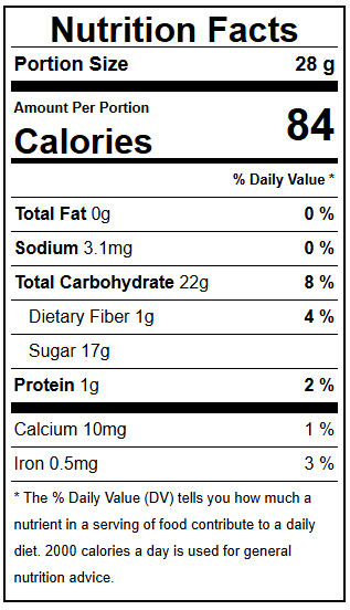 Organic Cart Black Raisins – 250g Premium handpicked raisins with natural sweetness