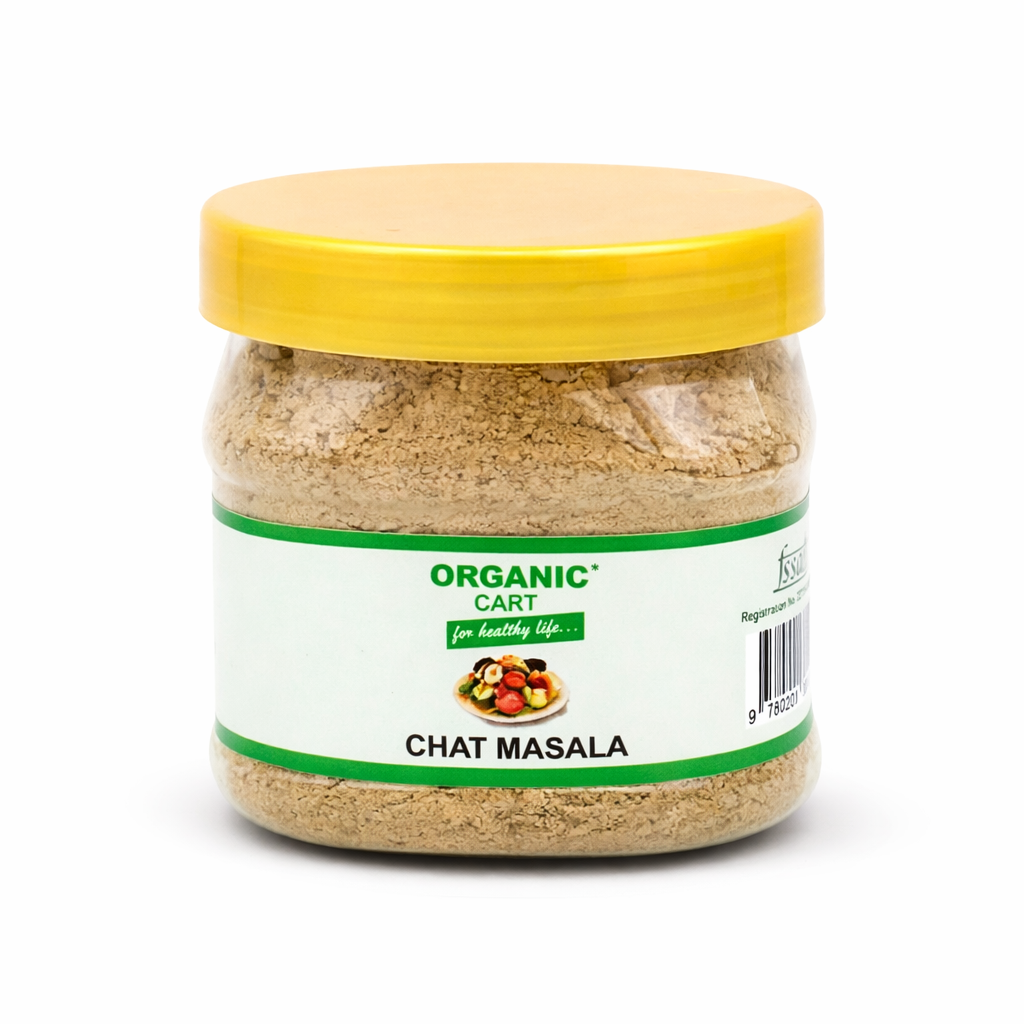 Organic Cart - Chat Masala – 100g Tangy and aromatic blend for fruits, salads, snacks and chaat