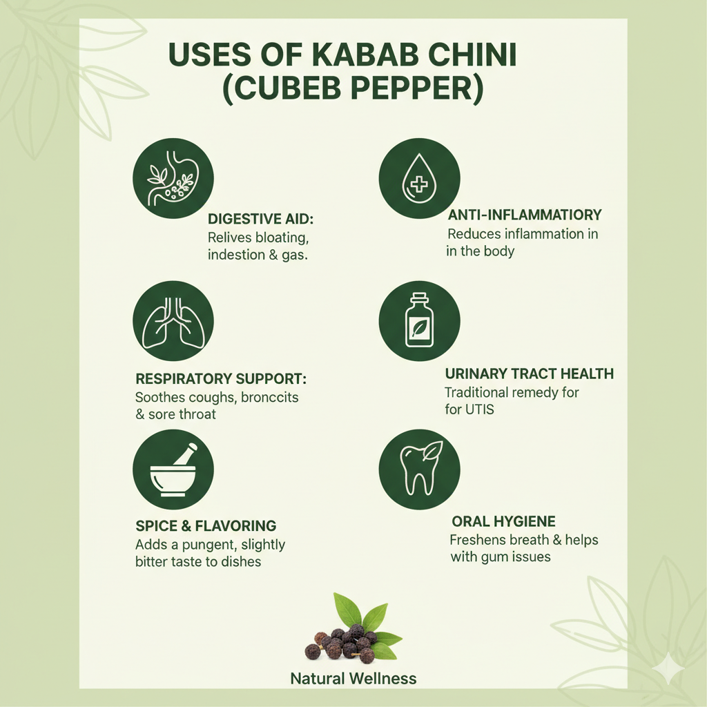 Organic Cart Kabab Chini – 100g Premium cubeb pepper for curries and ayurvedic use