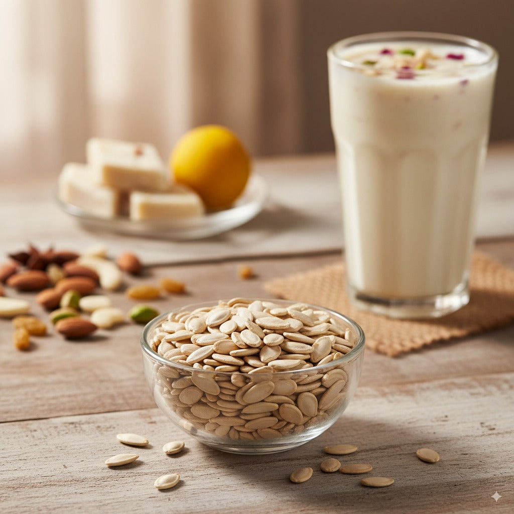 Organic Cart - Kharbuja Seeds – 100g Protein, fiber and healthy fat rich seeds for sweets