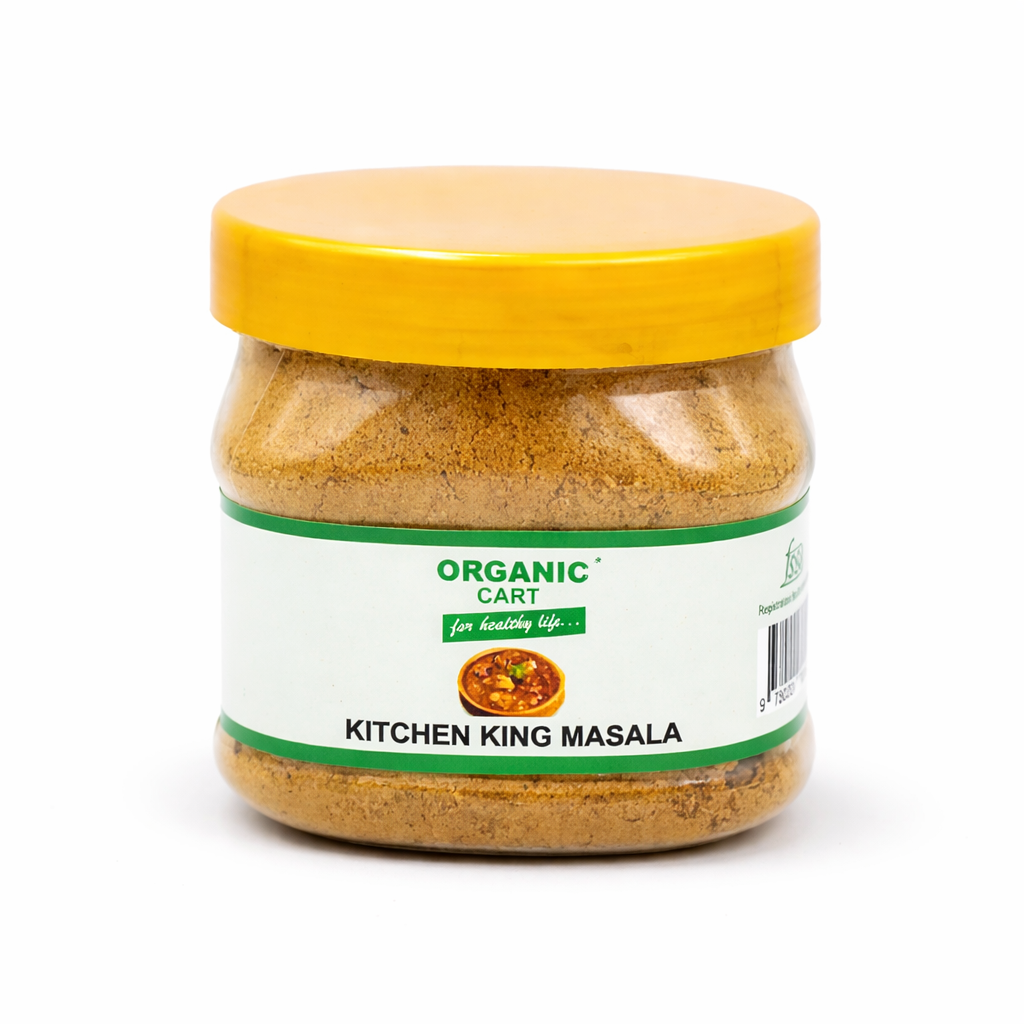 Organic Cart Kitchen King Masala – 100g All purpose spice blend for veg curries