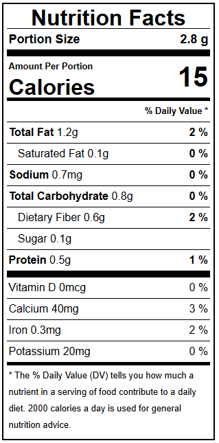 PORGY Poppy Seeds – 120g Rich and nutty flavor for gravies, baking