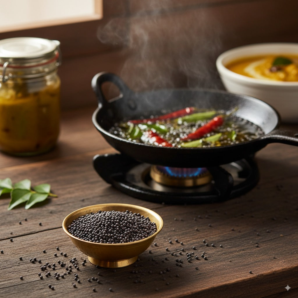 Organic Cart - Rai – 100g Premium small mustard seeds for tempering and pickles