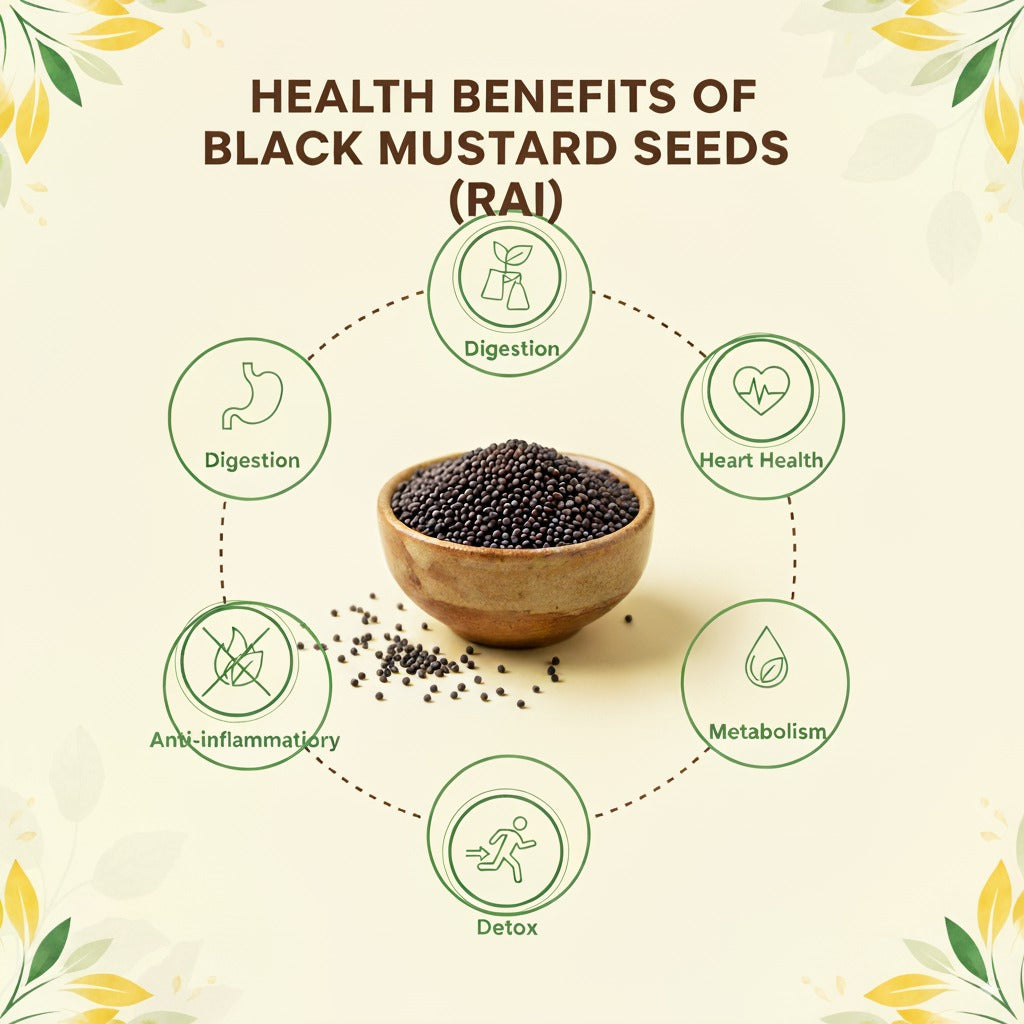 Organic Cart - Rai – 100g Premium small mustard seeds for tempering and pickles
