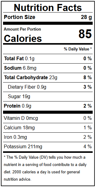 Organic Cart Dried Long Raisins – 300g Naturally sweet, handpicked raisins