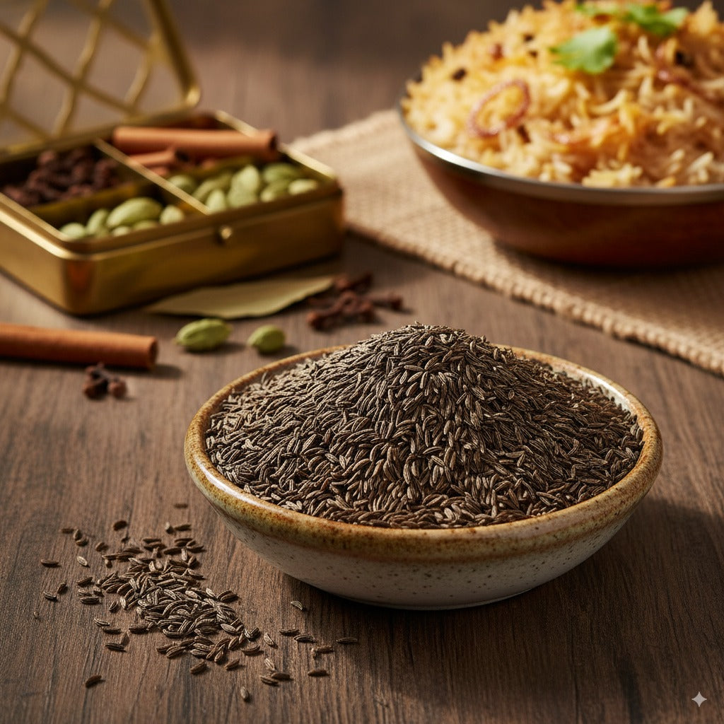 Organic Cart - Shah Jeera – 50g Aromatic caraway seeds for curries, biryani and spice blends