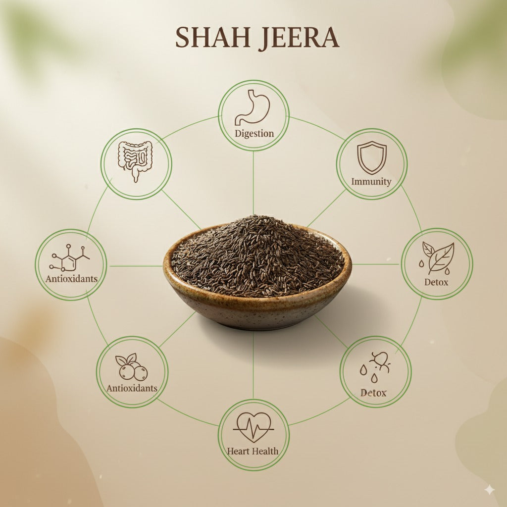 Organic Cart - Shah Jeera – 50g Aromatic caraway seeds for curries, biryani and spice blends