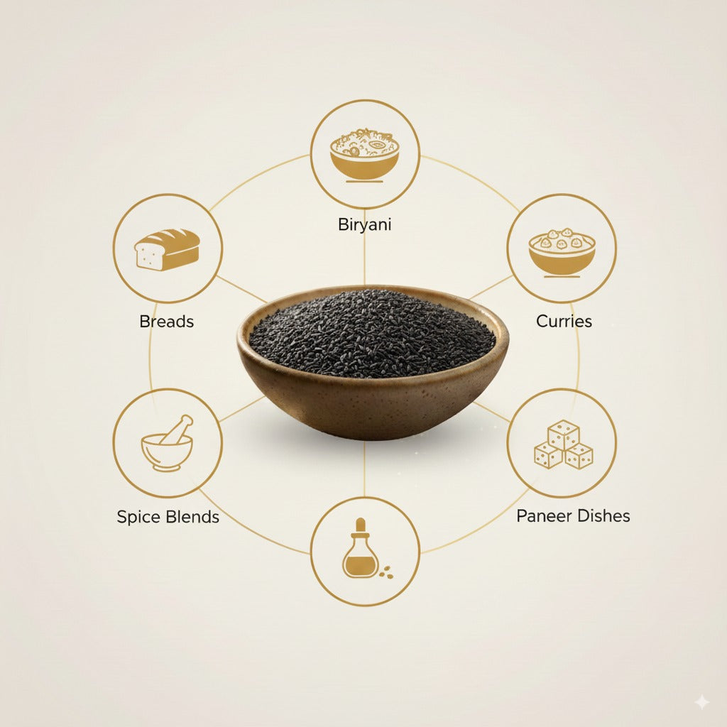 Organic Cart - Shah Jeera – 50g Aromatic caraway seeds for curries, biryani and spice blends