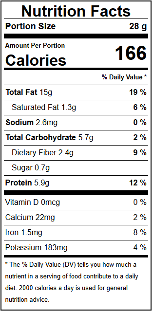Organic Cart - Sunflower Seeds – 250g Rich in vitamin E, protein and healthy fats