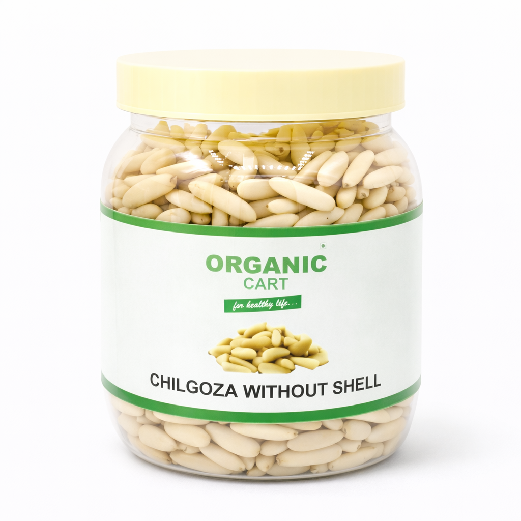 Organic Cart Fresh Crop Chilgoza (Pine Nuts / Neja) – Premium Quality Kernels