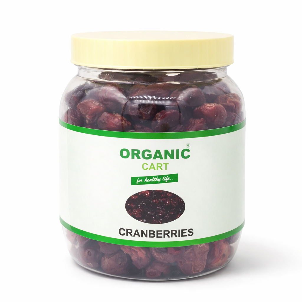 Organic Cart - Dried Cranberries – 250g Premium, naturally tangy and sweet dried berries